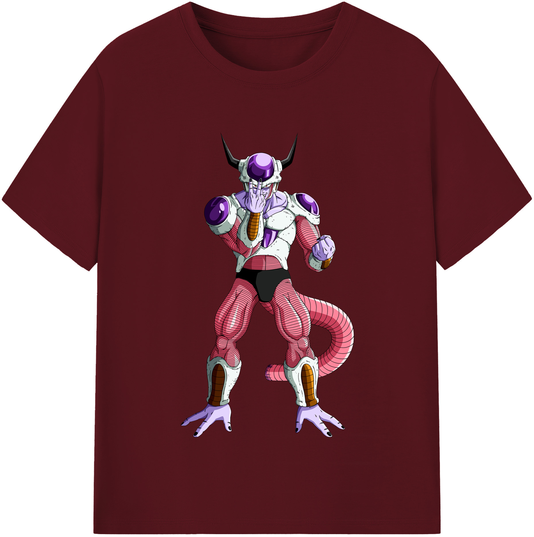 （画像用） ドラゴンボール フリーザ DRAGON BALL Frieza 綿100％半袖Tシャツ（フロントプリント）